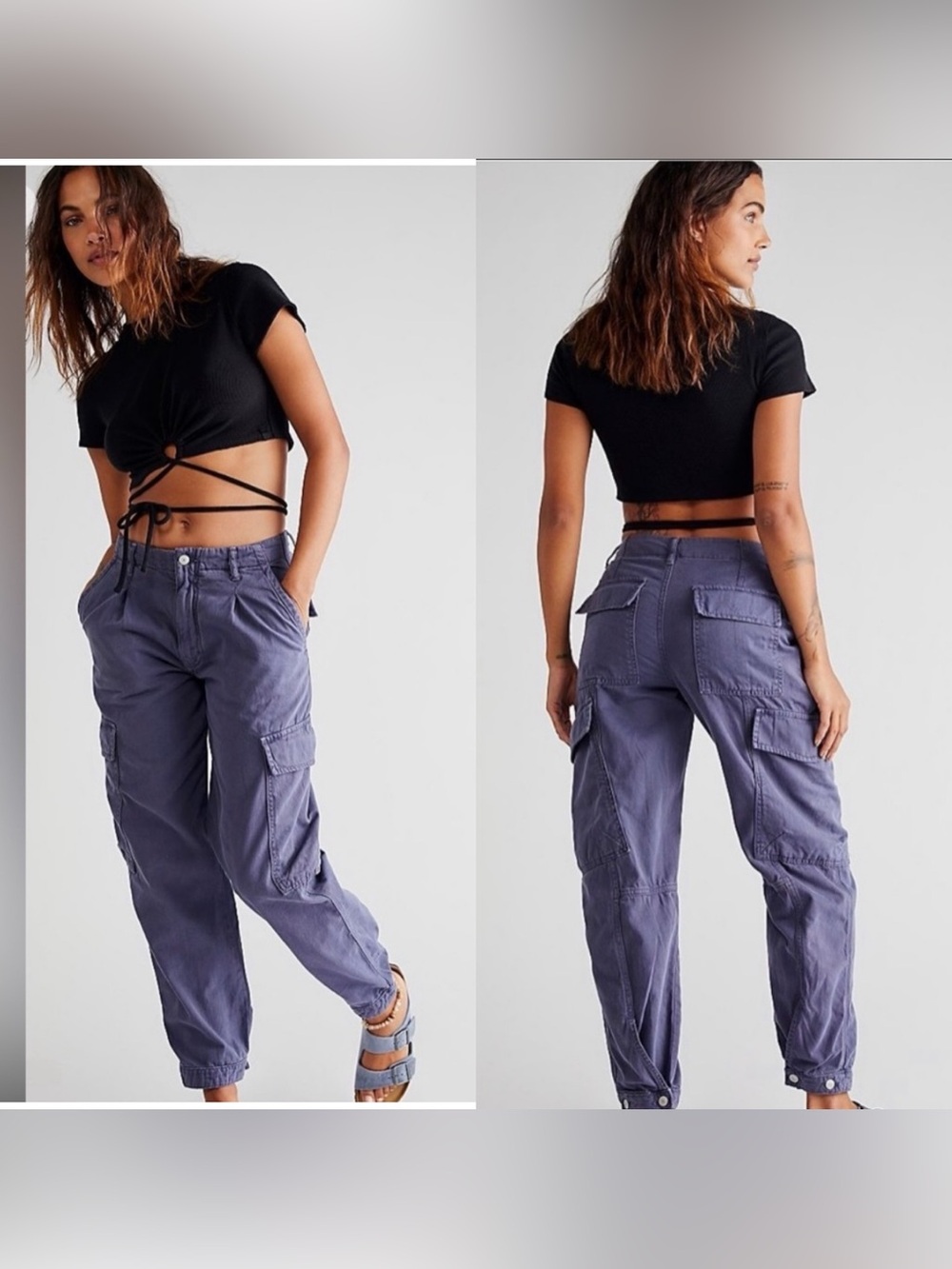 Free People First Light cargo trousers